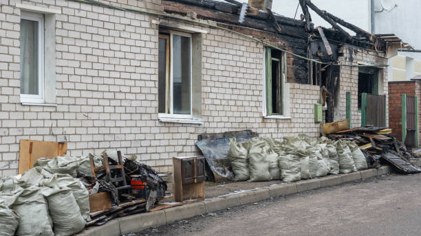 Professional Smoke Damage Removal technician working in Robbinsville, NJ